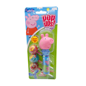 All City Candy Flix Pop ups! Peppa Pig Blister Card 1.26 oz. George Novelty Flix Candy For fresh candy and great service, visit www.allcitycandy.com