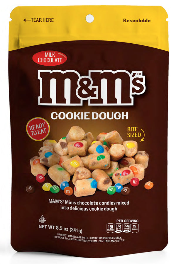 M&M'S Milk Chocolate Dark Blue Bulk Candy in Resealable Pack (3.5