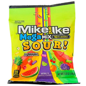 Mike and Ike Mega Mix Sour 5 oz. Bag