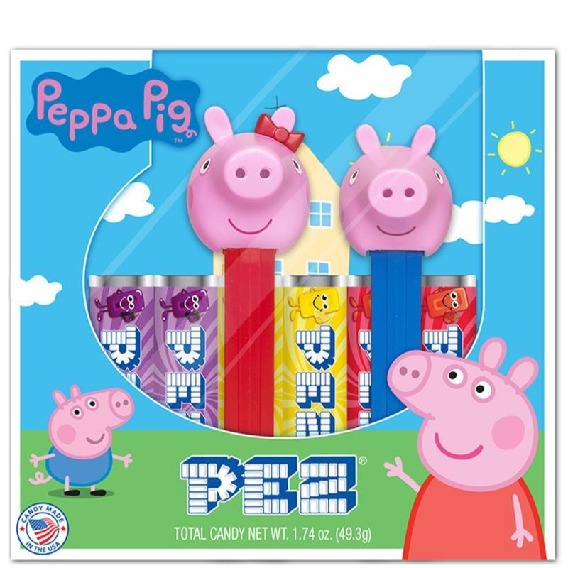 All City Candy PEZ - Peppa Pig Twin Gift Set Peppa and George PEZ Candy For fresh candy and great service, visit www.allcitycandy.com