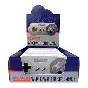 All City Candy SNES Controller Wild Berry Sours Candy - 1.2-oz. Tin Case of 12 Novelty Boston America For fresh candy and great service, visit www.allcitycandy.com