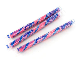 All City Candy Gilliam Old Fashioned Candy Sticks, Cotton Candy - Box of 80 Hard Quality Candy Company For fresh candy and great service, visit www.allcitycandy.com