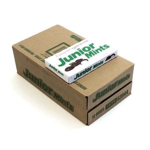 All City Candy Junior Mints - 3.5-oz. Theater Box - Case of 12 Theater Boxes Tootsie Roll Industries For fresh candy and great service, visit www.allcitycandy.com