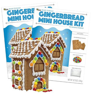  Bee Xmas Gingerbread Mini House Kit 6.75oz  Holiday fun for the whole family. Bag For fresh candy and great service, visit www.allcitycandy.com