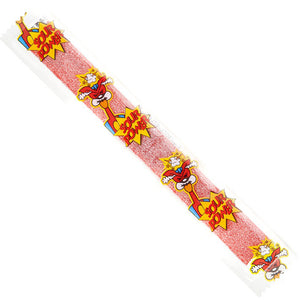All City Candy Sour Power Strawberry Candy Belts, Wrapped - Case of 150 Sour Dorval Trading For fresh candy and great service, visit www.allcitycandy.com