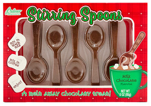 All City Candy Palmer Milk Chocolate Flavored Stirring Spoons 3 oz Christmas R.M. Palmer Company For fresh candy and great service, visit www.allcitycandy.com