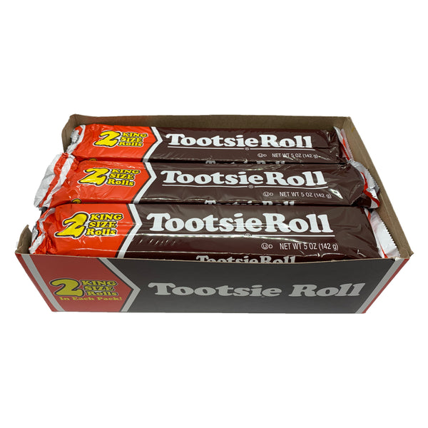 Giant King Size Tootsie Roll 2 Pack 5 oz Bar All City Candy giant-king-size-tootsie-roll-2-pack-5-oz-bar-all-city-candy