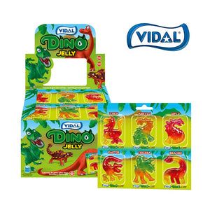 All City CandyVidal Dino Gummi 4 pack Assortment-Case of 18 Gummi Vidal Candies For fresh candy and great service, visit www.allcitycandy.com