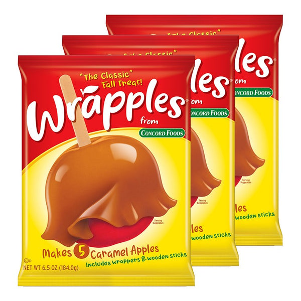 Wrapples Caramel Wraps and Wooden Sticks Kit All City Candy