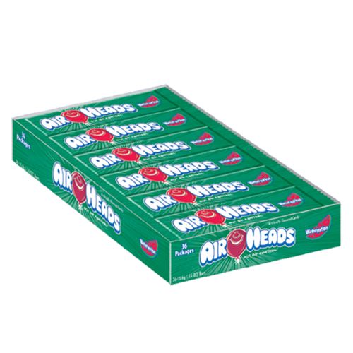 All City Candy Airheads Watermelon Taffy Bar .55-oz. - 36 Piece Case Taffy Perfetti Van Melle For fresh candy and great service, visit www.allcitycandy.com