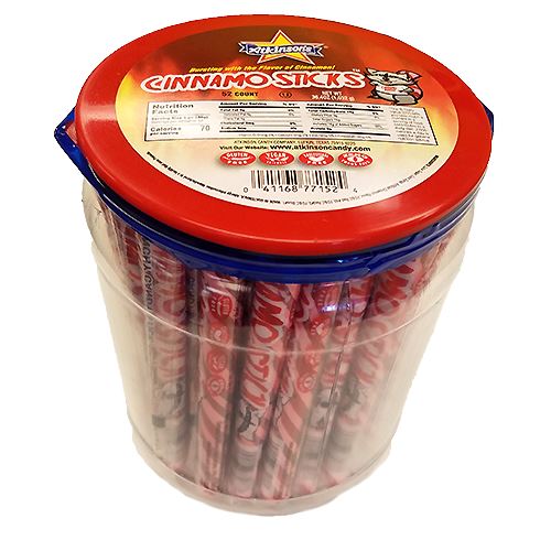All City Candy Atkinson's Cinnamo Sticks - Tub of 52 Hard Atkinson's Candy For fresh candy and great service, visit www.allcitycandy.com