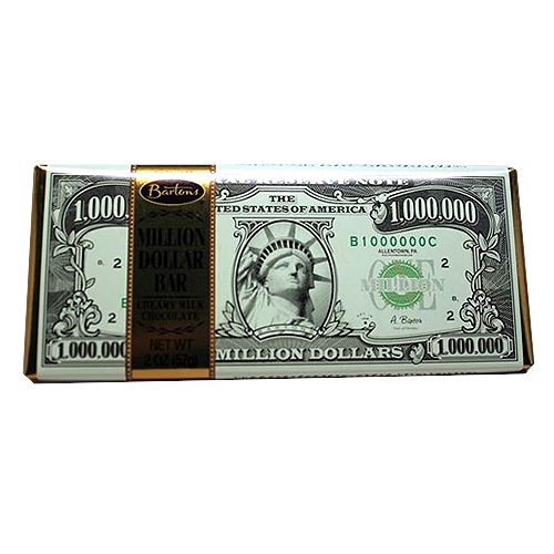 Barton's Million Dollar Milk Chocolate Bar 2 oz. - All City Candy
