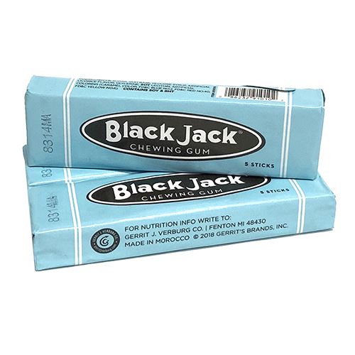 Black Jack Chewing Gum - 5 sticks