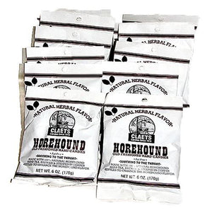 All City Candy Claeys Horehound Old Fashioned Hard Candies - 6-oz. Bag Hard Claeys Candies Case of 12 For fresh candy and great service, visit www.allcitycandy.com