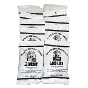 All City Candy Claeys Licorice Old Fashioned Hard Candies - 6-oz. Bag Hard Claeys Candies Case of 12 For fresh candy and great service, visit www.allcitycandy.com