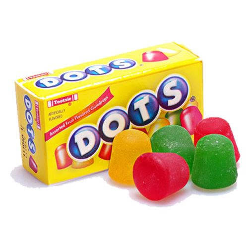 DOTS Assorted Fruit Flavored Gumdrops Mini Boxes - Bag of 17 - All City  Candy