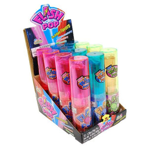 All City Candy Flash Pop Light Up Sucker Novelty Kidsmania Case of 12 For fresh candy and great service, visit www.allcitycandy.com