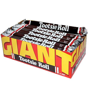 All City Candy Giant Tootsie Roll - 3-oz. Bar Chewy Tootsie Roll Industries Case of 24 For fresh candy and great service, visit www.allcitycandy.com