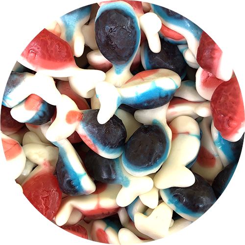 shameless snacks wunderlicious whales gummy candy 1.08 oz bag