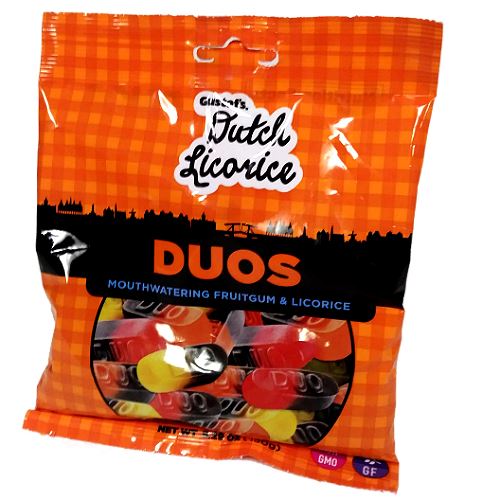All City Candy Gustaf's Dutch Duos Licorice - 5.29-oz. Bag Licorice Gerrit J. Verburg Candy For fresh candy and great service, visit www.allcitycandy.com