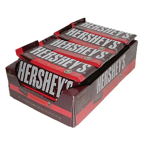 Hershey's Special Dark Chocolate - 36 count, 1.45 oz bars