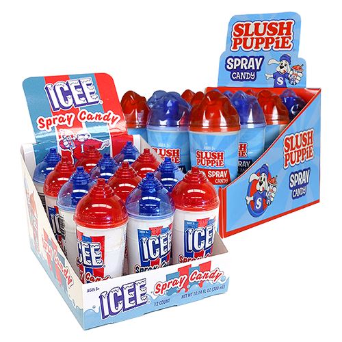 All City Candy ICEE or Slush Puppie Spray Candy .85 fl. oz. Liquid & Spray Candy Koko's Confectionery & Novelty For fresh candy and great service, visit www.allcitycandy.com