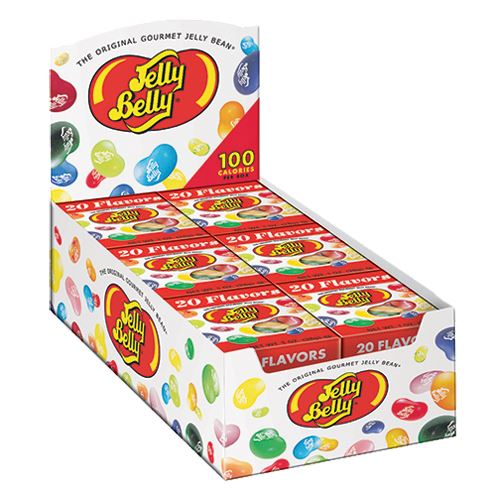 20 Assorted Jelly Bean Flavors - 1 oz Flip Top Box