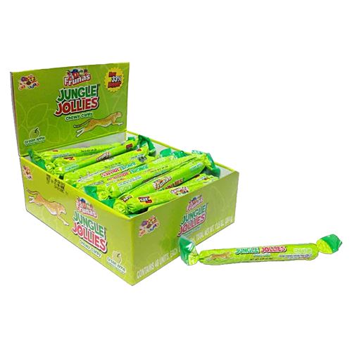 All City Candy Jungle Jollies Green Apple Chewy Candy - 48 Piece Box Chewy Albert's Candy For fresh candy and great service, visit www.allcitycandy.com