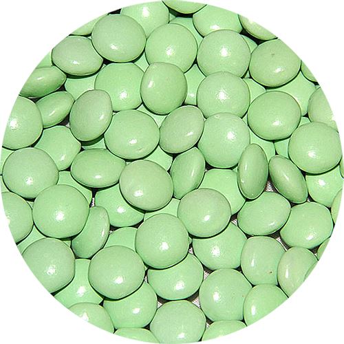 All City Candy Light Green Milk Chocolate Gems - 3 LB Bulk Bag Georgia Nut Company Default Title For fresh candy and great service, visit www.allcitycandy.com