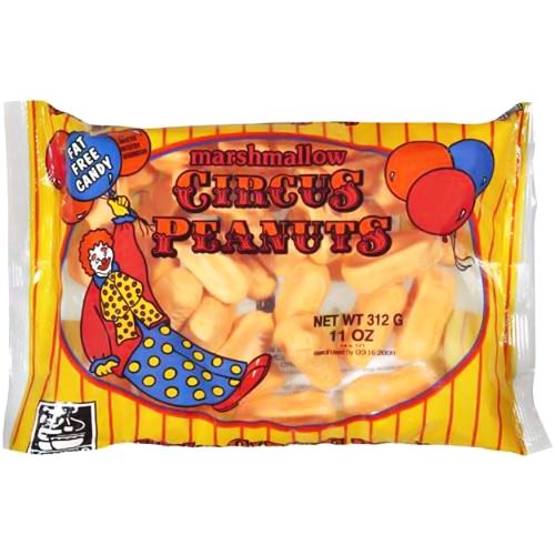 All City Candy Marshmallow Circus Peanuts Candy - 11-oz. Bag Marshmallow Impact Confections For fresh candy and great service, visit www.allcitycandy.com