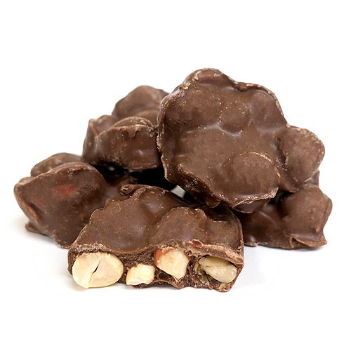 Chocolate Peanut Clusters - 1lb Bag - Bulk Sizes Available