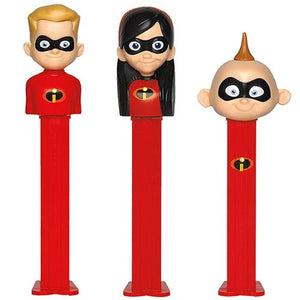 All City Candy PEZ Disney Incredibles 2 Collection Candy Dispenser - 1 Piece Blister Pack Novelty PEZ Candy For fresh candy and great service, visit www.allcitycandy.com