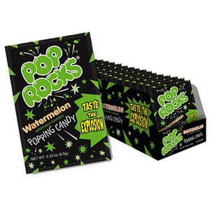 All City Candy Pop Rocks Watermelon Popping Candy - .33-oz. Package Novelty Pop Rocks (Zeta Espacial SA) Case of 24 For fresh candy and great service, visit www.allcitycandy.com