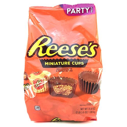 Christmas Reese's Holiday Miniatures Peanut Butter Cups Candy Cane