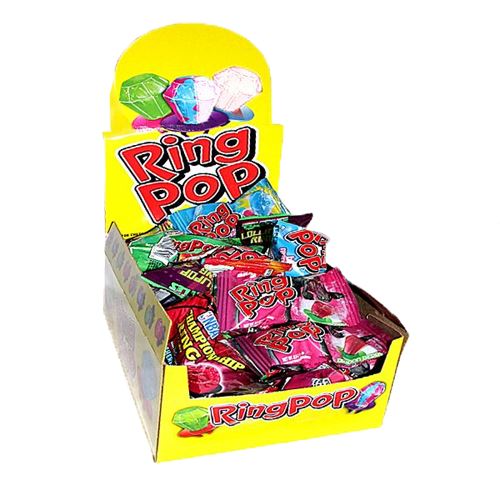 All City Candy Ring Pop Candy .5 oz. - Case of 24 Lollipops & Suckers Bazooka Candy Brands For fresh candy and great service, visit www.allcitycandy.com
