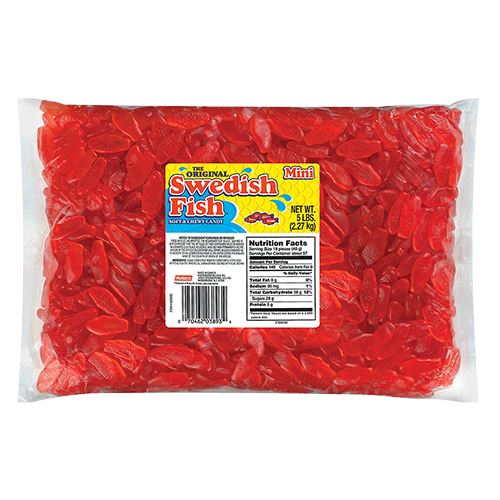 Swedish Fish - Red - Mini - Economy Candy