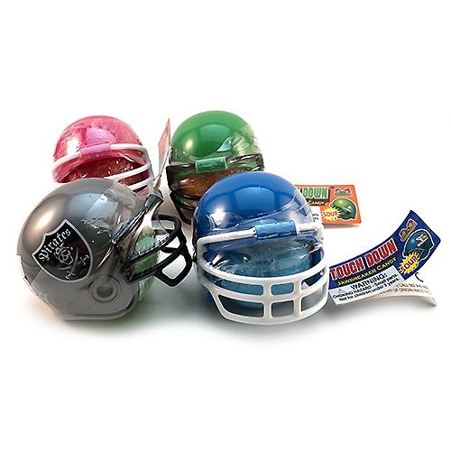 children's toy football helmets Touch Down Jawbreaker Candy Toy 3 oz