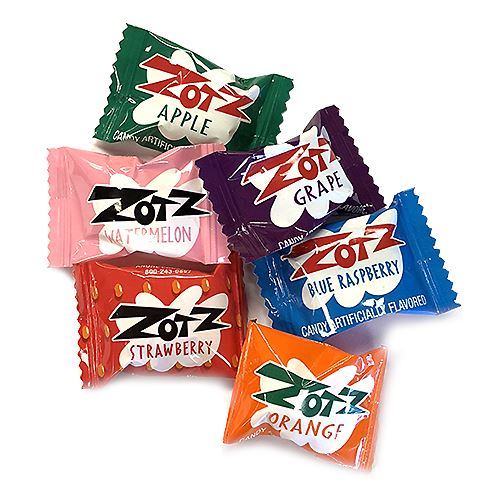 Zotz Fizz Power Candy Assorted Single Wrap in Bulk