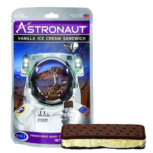 Astronaut Freeze-Dried Vanilla Ice Cream Sandwich - 1-oz. Package