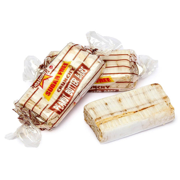Sugar Free Peanut Butter Bars™ - 3.75 oz Peg Bag – Atkinson Candy Co.