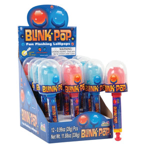 All City Candy Kidsmania Blink Pop Red or Blue 0.99 oz. Novelty Kidsmania For fresh candy and great service, visit www.allcitycandy.com