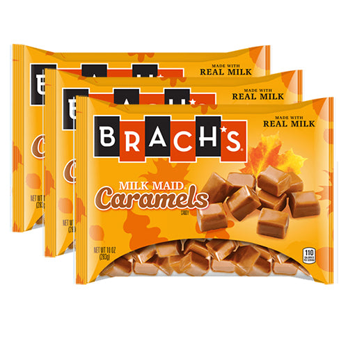 5) Bags Of Brach's Caramel Candy Corn 8 Oz YUMMY! @
