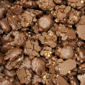 All City Candy Chocolate Covered Caramel Nut Clusters - 3 lb Bulk Bag Zachary For fresh candy and great service, visit www.allcitycandy.com