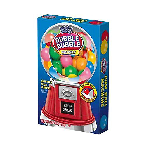 Dubble Bubble Gumball Machine Box 5.24 oz.