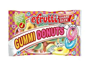 All City Candy Efrutti Gummi Donuts 2.0 oz Share Bag 1 Bag Gummi efrutti For fresh candy and great service, visit www.allcitycandy.com