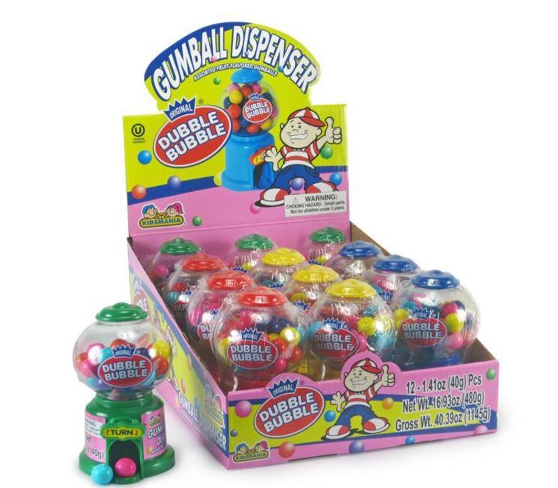 Dubble Bubble Mini Gumball Dispenser