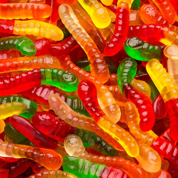 Mini Assorted Gummi Worms in Bulk - All City Candy