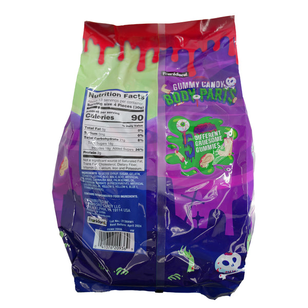 Frankford Gummy Candy Body Parts 50 Count Bag All City Candy