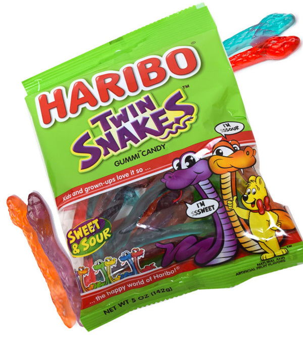 Haribo Halal Twin Snakes 5 Oz - Holy Land Grocery