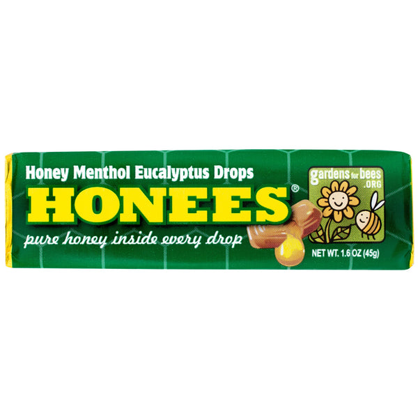 Honees Cough Drop Honey Menthol Eucalyptus 1.6 oz All City Candy